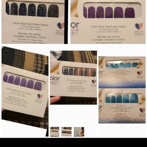 Color Street Nail Polish Strips Bundle X6